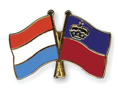 Fahnen Pins Luxemburg Liechtenstein