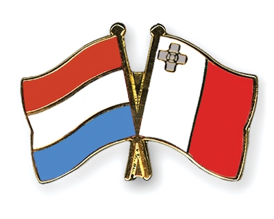 Fahnen Pins Luxemburg Malta