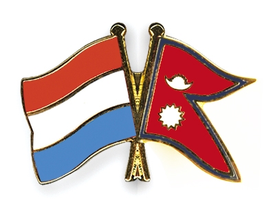 Fahnen Pins Luxemburg Nepal