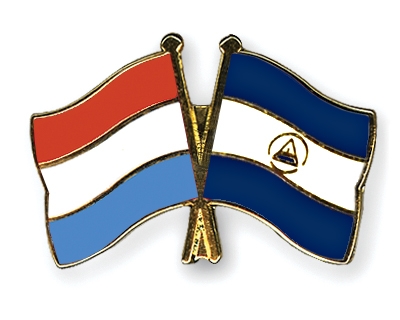 Fahnen Pins Luxemburg Nicaragua