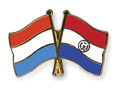 Fahnen Pins Luxemburg Paraguay