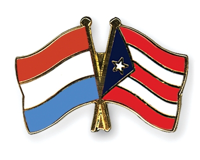 Fahnen Pins Luxemburg Puerto-Rico