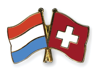 Fahnen Pins Luxemburg Schweiz