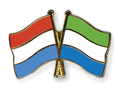 Fahnen Pins Luxemburg Sierra-Leone