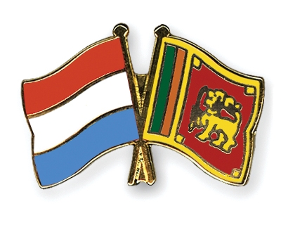 Fahnen Pins Luxemburg Sri-Lanka