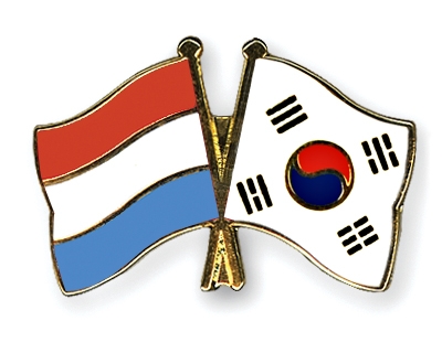 Fahnen Pins Luxemburg Sdkorea