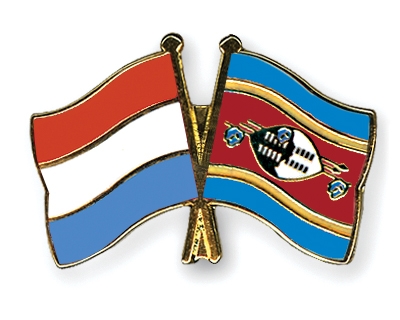 Fahnen Pins Luxemburg Swasiland