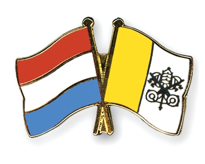 Fahnen Pins Luxemburg Vatikanstadt