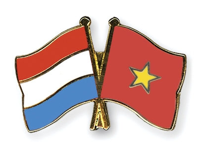 Fahnen Pins Luxemburg Vietnam