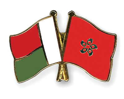 Fahnen Pins Madagaskar Hong-Kong