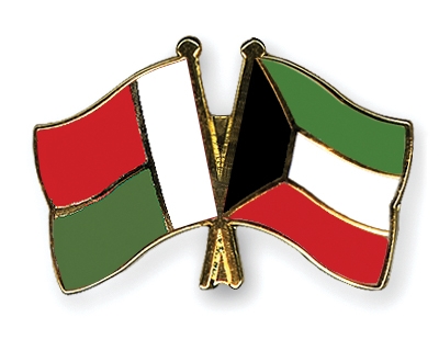 Fahnen Pins Madagaskar Kuwait