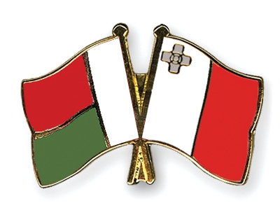 Fahnen Pins Madagaskar Malta