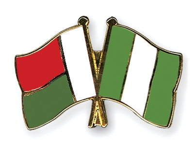 Fahnen Pins Madagaskar Nigeria