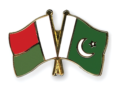 Fahnen Pins Madagaskar Pakistan