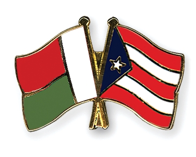 Fahnen Pins Madagaskar Puerto-Rico