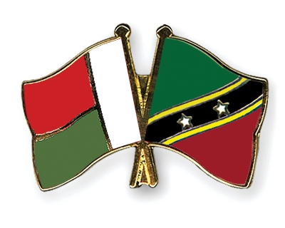 Fahnen Pins Madagaskar St-Kitts-und-Nevis