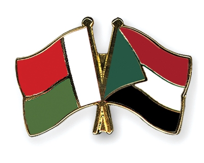 Fahnen Pins Madagaskar Sudan