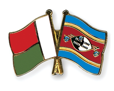 Fahnen Pins Madagaskar Swasiland