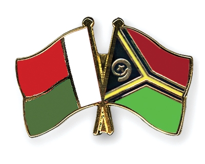 Fahnen Pins Madagaskar Vanuatu