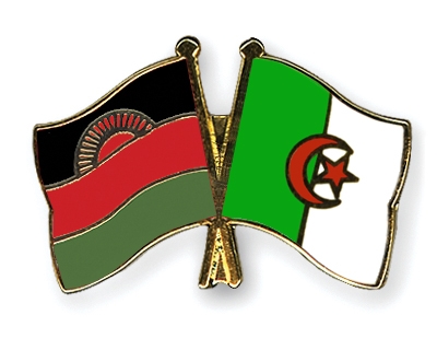 Fahnen Pins Malawi Algerien