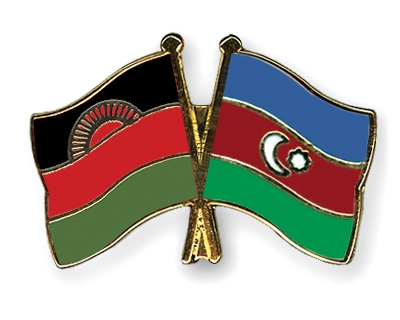 Fahnen Pins Malawi Aserbaidschan