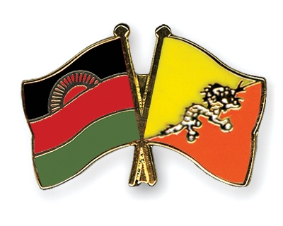 Fahnen Pins Malawi Bhutan