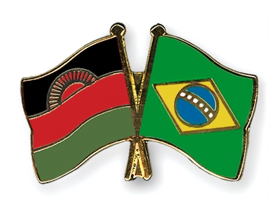 Fahnen Pins Malawi Brasilien