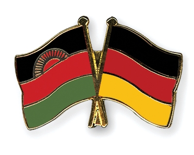 Fahnen Pins Malawi Deutschland