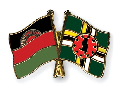 Fahnen Pins Malawi Dominica