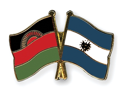 Fahnen Pins Malawi El-Salvador