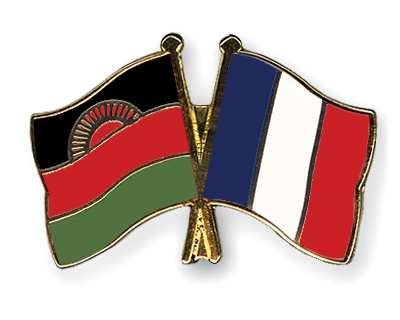 Fahnen Pins Malawi Frankreich