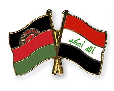 Fahnen Pins Malawi Irak