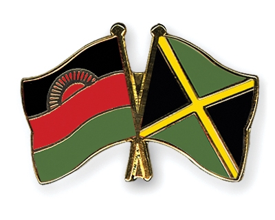 Fahnen Pins Malawi Jamaika