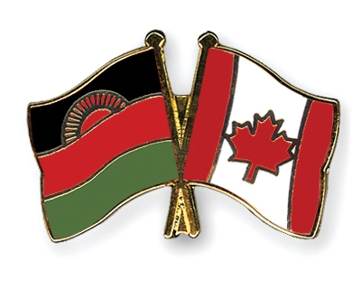 Fahnen Pins Malawi Kanada