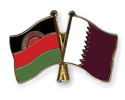 Fahnen Pins Malawi Katar