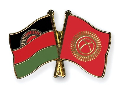 Fahnen Pins Malawi Kirgisistan