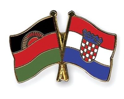 Fahnen Pins Malawi Kroatien