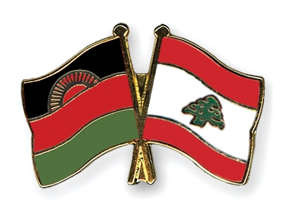 Fahnen Pins Malawi Libanon