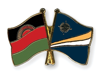 Fahnen Pins Malawi Marshallinseln