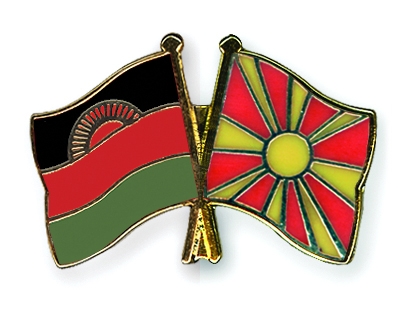 Fahnen Pins Malawi Mazedonien