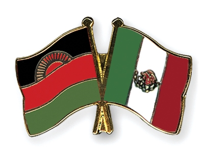 Fahnen Pins Malawi Mexiko