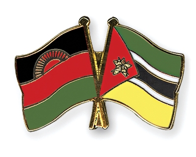 Fahnen Pins Malawi Mosambik