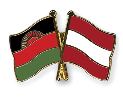 Fahnen Pins Malawi sterreich