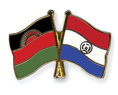 Fahnen Pins Malawi Paraguay