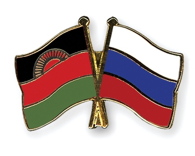 Fahnen Pins Malawi Russland