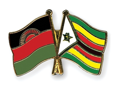 Fahnen Pins Malawi Simbabwe