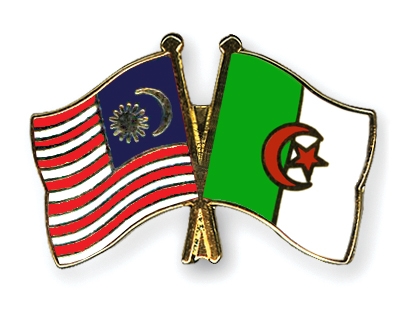 Fahnen Pins Malaysia Algerien