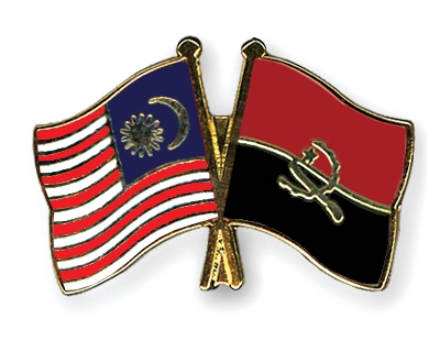 Fahnen Pins Malaysia Angola