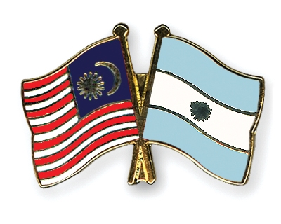 Fahnen Pins Malaysia Argentinien