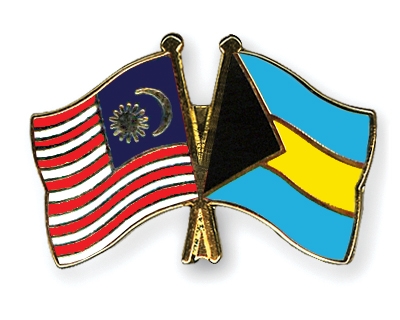 Fahnen Pins Malaysia Bahamas